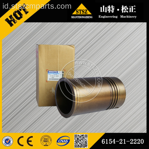 Liner silinder Komatsu WA600-6 6240-21-2220 untuk SAA6D170-5